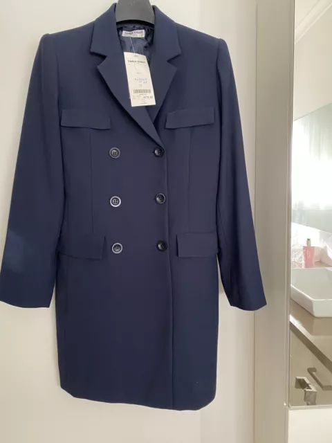 Table Eight Coat Size 10 RRP $279 NWT Gorgeous Double Breasted Elegance