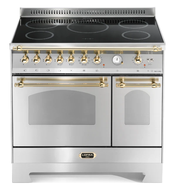 Lofra Dolcevita Rsd96Mfte/5I Cucina 90X60 Acciaio 5Zone Cottura Forno Elettrico