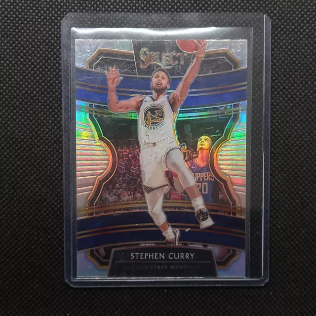 2019-20 Panini Select Stephen Curry Concourse Silver Prizm GSW Warriors