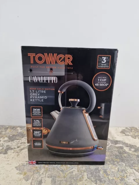 Tower Cavaletto 1.7L Electric Pyramid Kettle