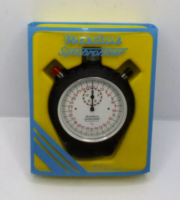 Precise Synchromer Stopwatch Made in Switzerland, Tested, Works