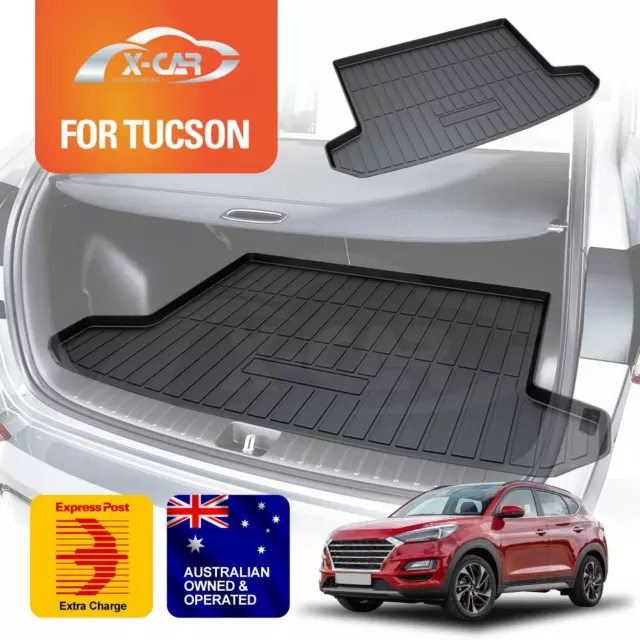 Heavy Duty Waterproof Cargo Rubber Mat Boot Liner for Hyundai Tucson 2015-2021