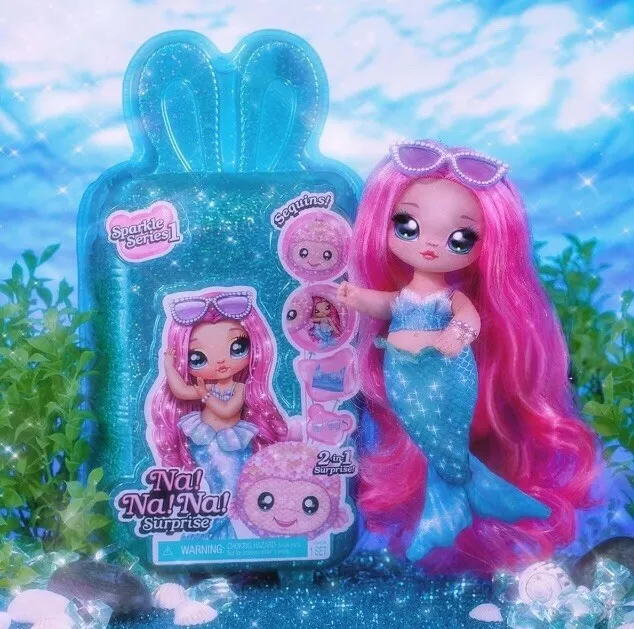 New Confirmed Sealed NA NA NA SURPRISE MARINA JEWELS MERMAID Doll Sparkle Series