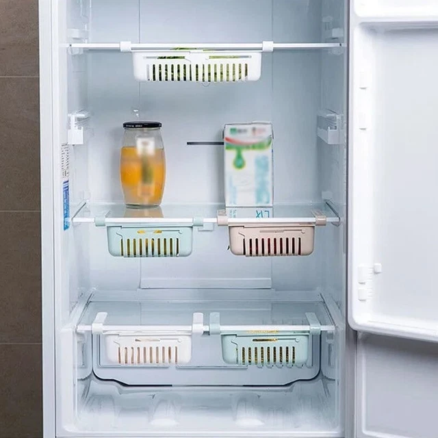 Organizzatore Frigorifero Impilabile - Set Di 3 Scatole Trasparenti Con Maniglie - Senza BPA - Foto 10