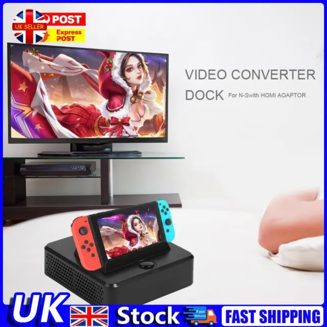 TNS-1828 Docking Station HDMI TV Adapter w/USB C Power Input for Nintendo Switch