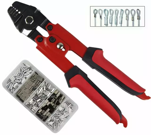 JSHANMEI WIRE ROPE Swager Crimpers Fishing Crimping Tool for