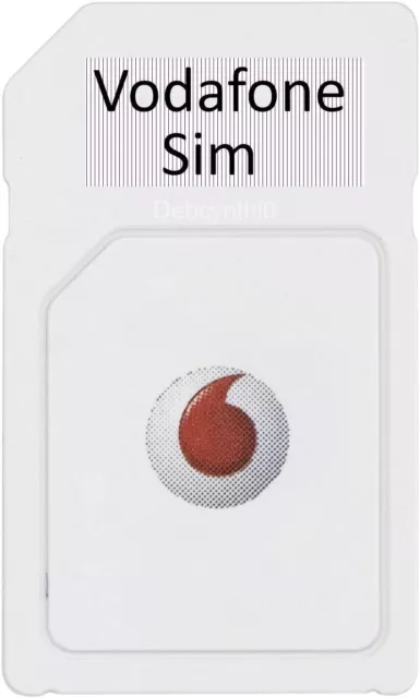 Vodafone Pay as you go (SIM + 5G Data) Fits all device -3 in 1 - FREE SHIPPING!