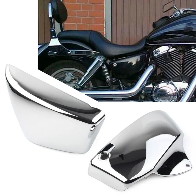Battery Side Cover For Honda VT1100 Shadow ACE Aero Sabre 1100 1999-2008 Chrome
