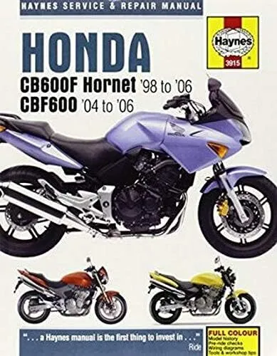 Honda CB600F Hornet & CBF600 1998 - 2006