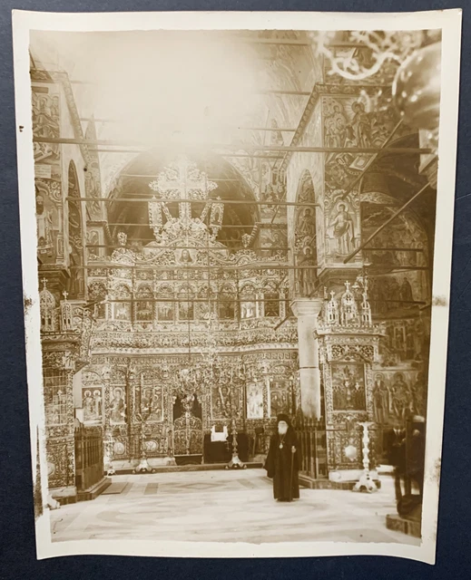 LIV16599  Photographie Photo d&#039;époque vintage Bulgarie Bulgaria église orth