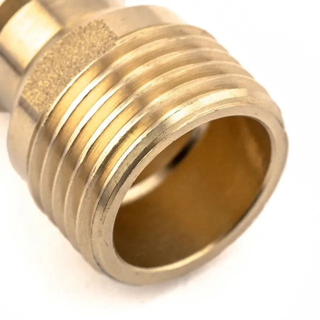 5x Premium Brass Tap Adaptor Male BSP 12 12mm External Thread Hose Quick Fit 3