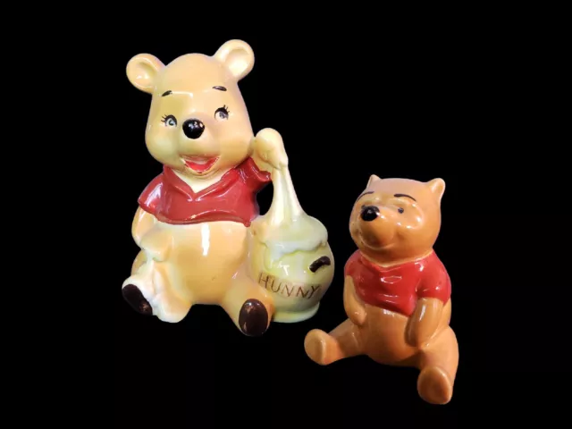 2 Vintage Disney Winnie The Pooh Figurines Beswick England And Japan