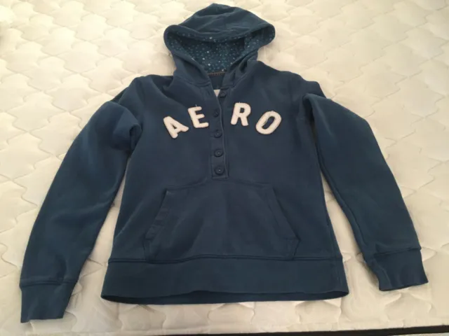 Aeropostale Girls Hoodie w/5 buttons. Size M Youth/Junior