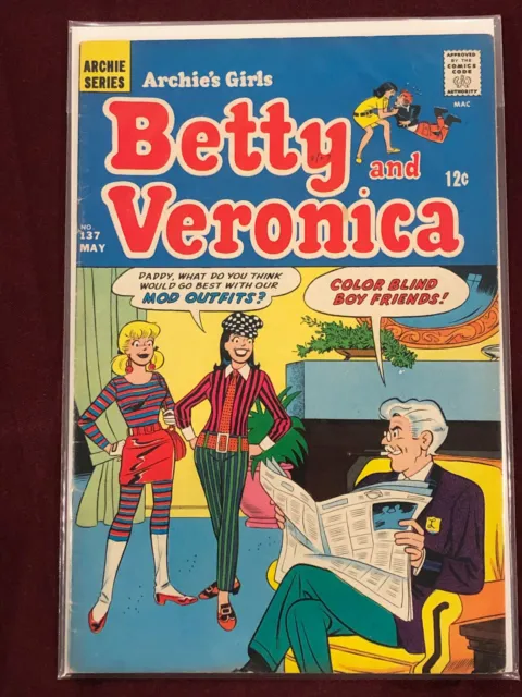 BETTY AND VERONICA 137 Professionally Graded 6.0 1967