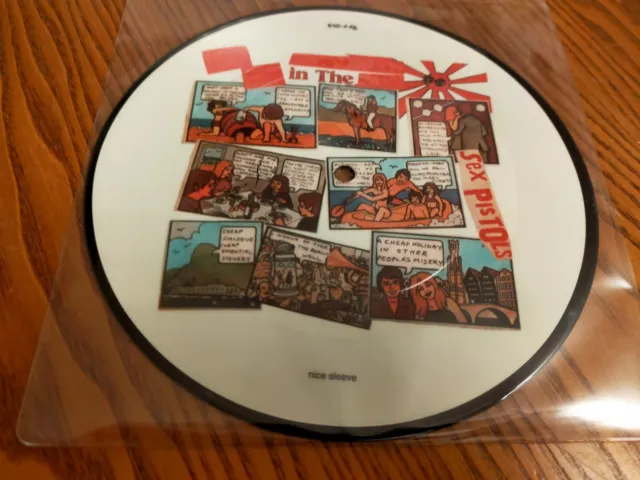 Holidays In The Sun Vinyl 7" Sex Pistols Excellent  French Pic Disc