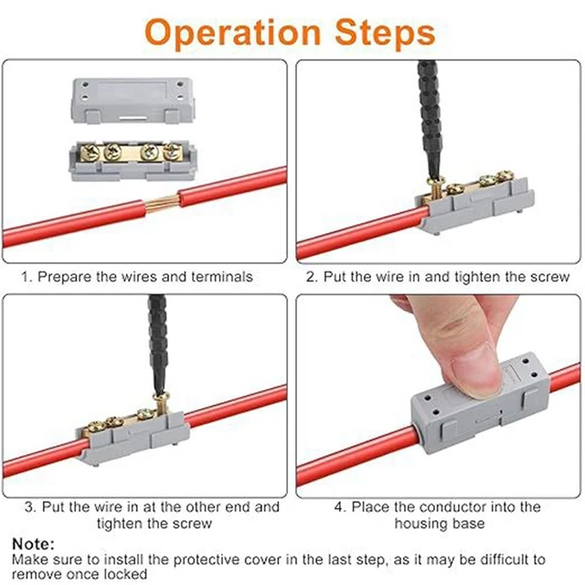 CABLAGE EFFICACE AVEC un jeu de 10 connecteurs laiton pour usage ...
