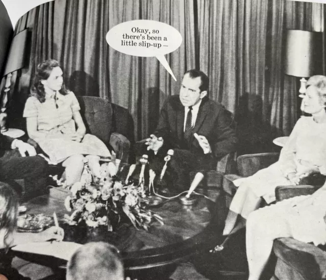 Watergate Follies Vtg Richard Nixon Fumetto Comico Gerald Gardner Washington Dc
