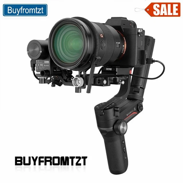 Estabilizador de cámara de 3 ejes Zhiyun WEEBILL S para sin espejo y DSLR Vlog estándar