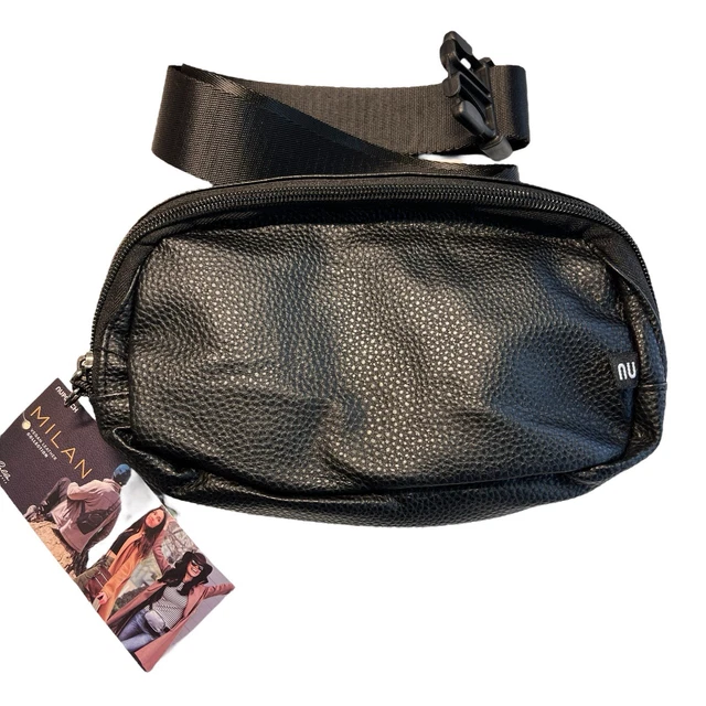 Sac Banane Anti-Vol Unisexe 25x13cm - Tissu Respirant, Multi-Poches - Pour Sport Et Voyage