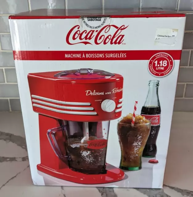 Coca-Cola Series Frozen Beverage Station Machine Red Home Drink Maker Nosatalgic Coca-Cola Series Frozen Beverage Station Machine Red Home Drink Maker Nosatalgic
