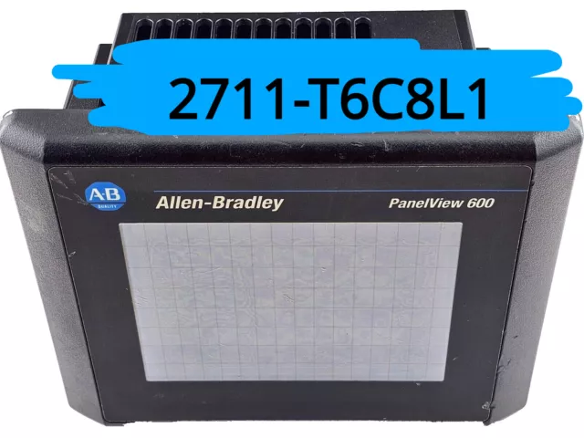 Allen Bradley 2711-T6C8L1 /B PanelView 600 Touch Operator Interface 2711T6C8L1