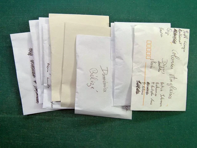 Los Amerika, mit neu Briefmarken, aus der Kolonialzeit