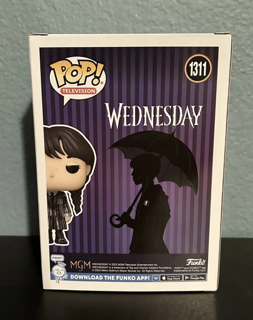 Wednesday Addams netflix funko pop hot topic exclusive metallic # 3