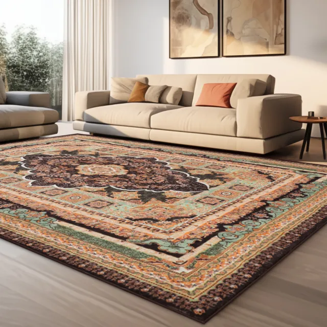 Extra Large Traditional Rugs Non Slip Hallway Runner Bedroom Living Room Carpet