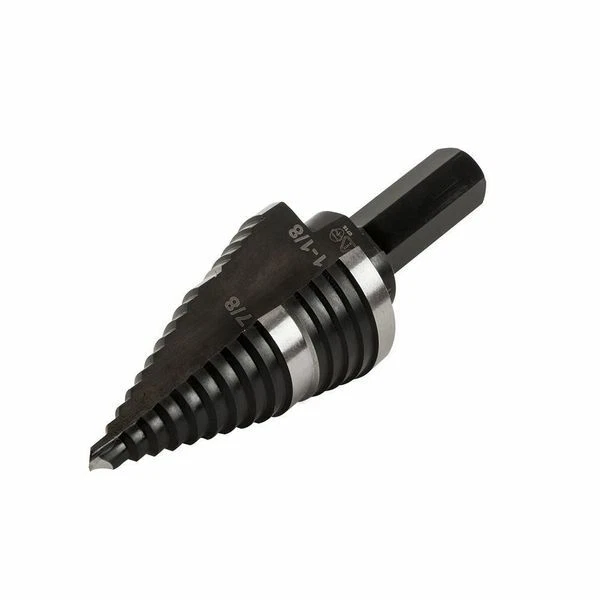 Klein Tools Ktsb11 Step Drill Bit #11 Double-Fluted 7/8 To 1-1/8-Inch 3