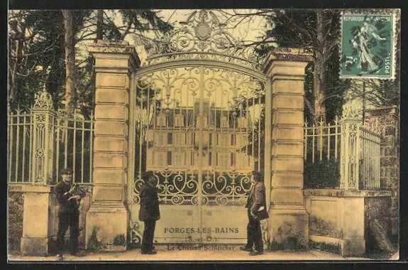 CPA Forges-les-Bains, Le Chateau Schleicher 1912