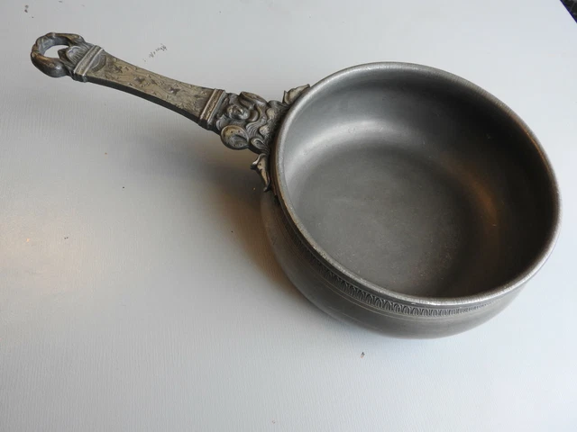 ANCIENNE CASSEROLE CUISINIER 19 ème CUIVRE ETAME D18 EUR 35,00