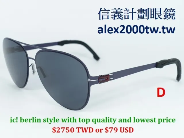 WT pilot no screw brand off top quality sunglasses solbriller Óculos de sol 太陽眼鏡