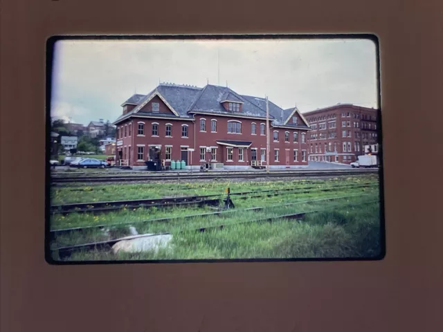 1986 Original 35mm Slide St. Johnsbury Vermont Railroad Depot Kodachrome