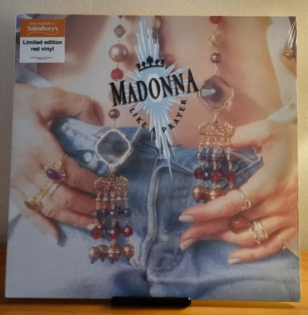 Madonna Like A Prayer Sainsbury UK Exclusive Limited Edition Red Vinyl. Sealed