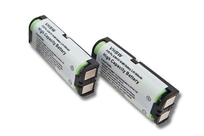 BBTG0658001 BT 2x BATTERIA 0.80Ah 2.4V PER Philips BT-1009 