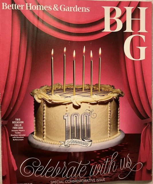 BETTER HOMES & Gardens Magazine 100th Anniversary Issue Sept 2022