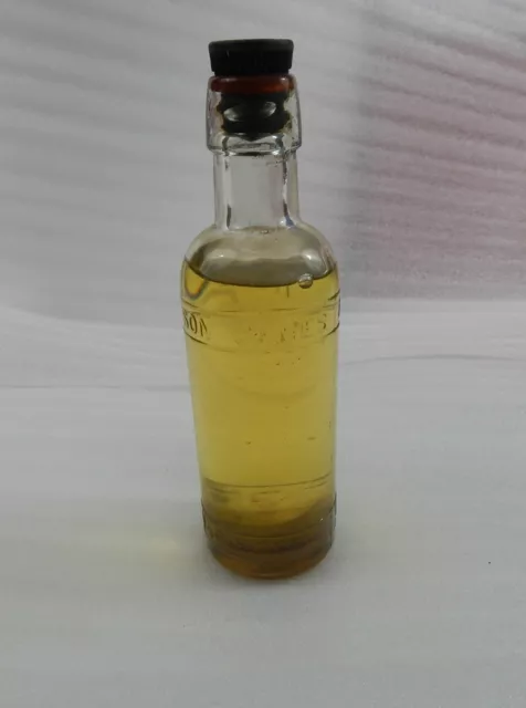 Vintage Jamws E Markland and son Tottington Rd harwood oil bottle sealed