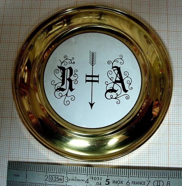 Lentille de balancier émail clock pendulum antik neuchateloise uhr cartel no 60 2