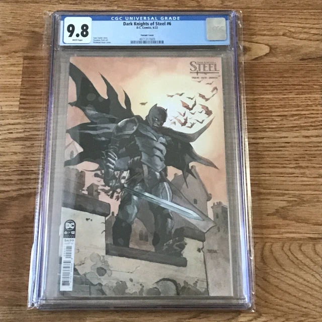 2022 Dark Knights of Steel #6 (CGC 9.8) (Mahmud Asrar cover ) W/Plastic Sleeve