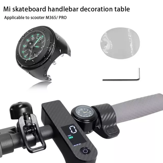 Montre lumineuse ��tanche pour universelle pour montage de guidon moto