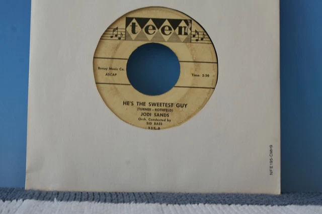 Jodi Sands - Let Me Show You Around / The Sweetest - Teen 1955 - 45 Single🔥