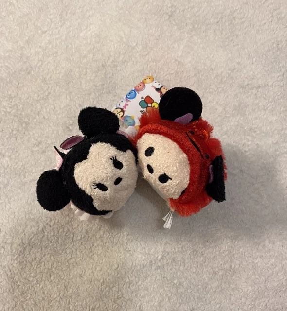 Disney Tsum Tsum Mini Plush JAPAN 2015 Halloween Devil Mickey Minnie