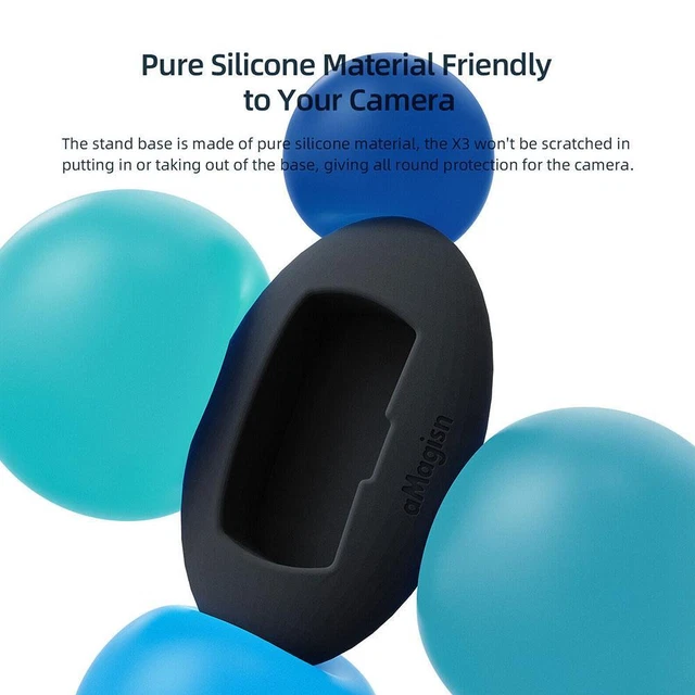 Silicone Stand Base For Insta360 X3 Motion Camera xp Desktop Protection