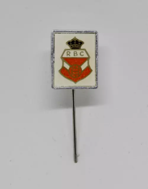 Vintage Rbc Roosendaal Football Broche Pour Epingle Badge, Hollande C.1960's