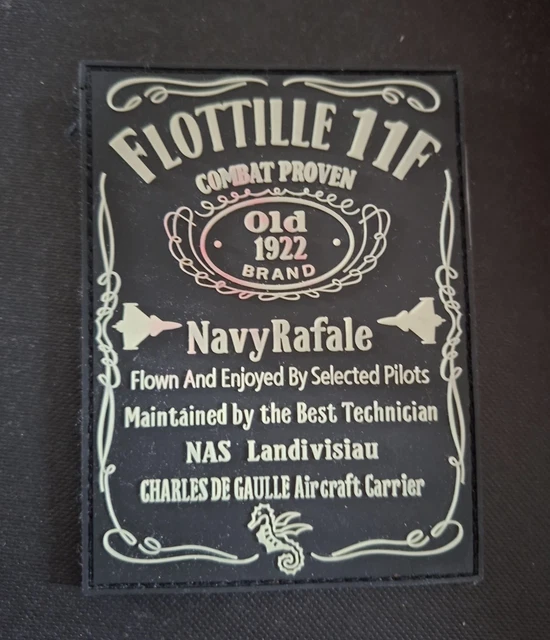 Patch Rafale Aéronavale – Flotille 4F, Hawkeye, Porte-avions De Gaulle