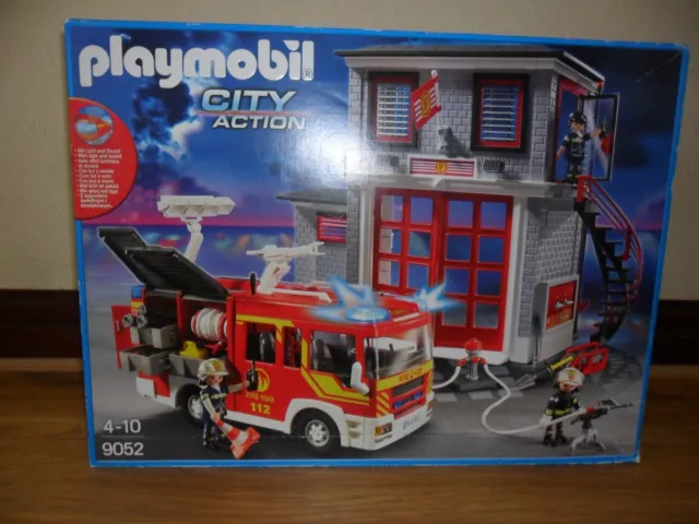 Playmobil fire station sales 9052