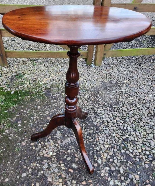 Antique Tripod Table 19th Century Mahogany Victorian