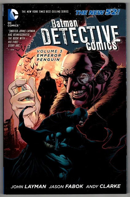 Batman Detective Comics The New 52 V 3 Emperor Penguin - 2015 DC TPB 2nd (vf)