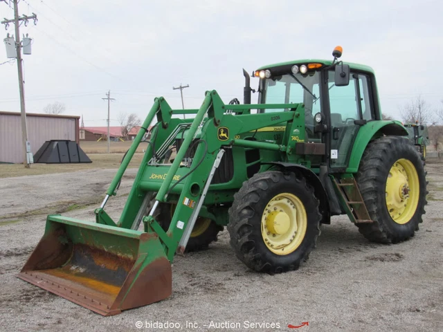 2008 John Deere 7130 Premium MFWD  Front End Tractor Loader Hyd Cab A/C bidadoo