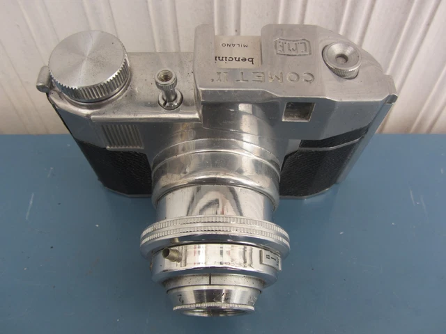 Fotocamera Cmf Bencini Comet Ii 2°M ( Italia 1955)  Macchina Fotografica D'epoca